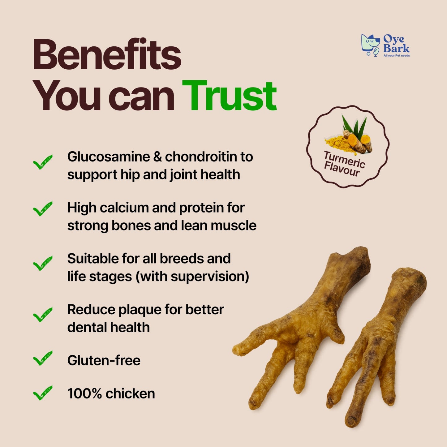 Chewster - Chicken Feet (100g)