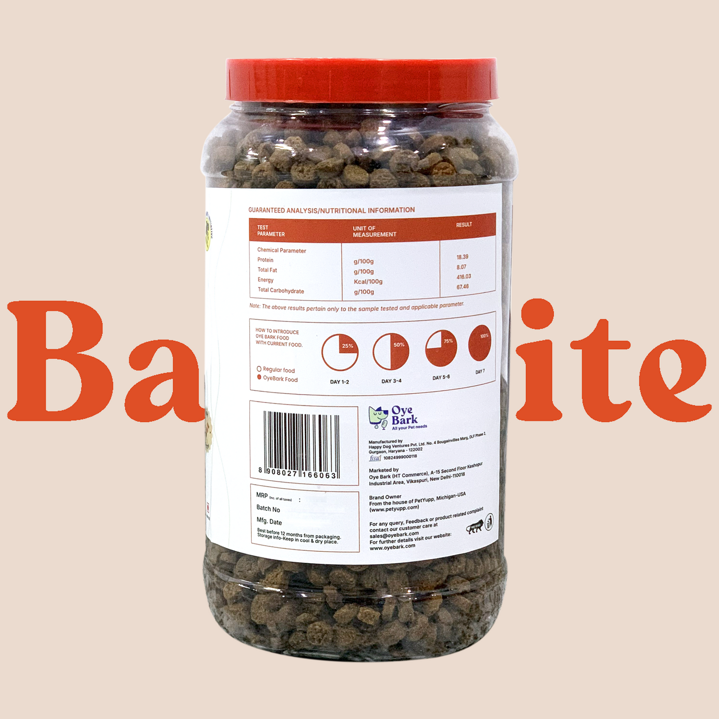 BarkBite Dog Food - 2kg