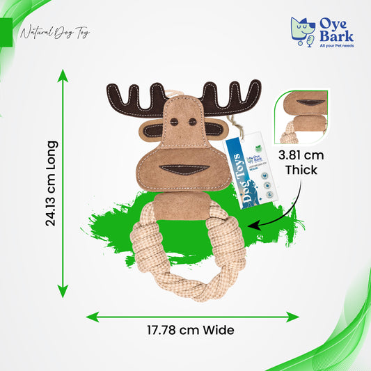 Moose Leather Dog Toy